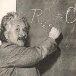 Einstein no quadro